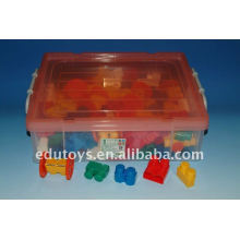 Educational plastic building block toys